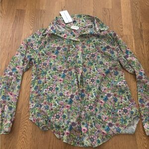 Lovers + friends xs Floral Long Sleeve Shirt